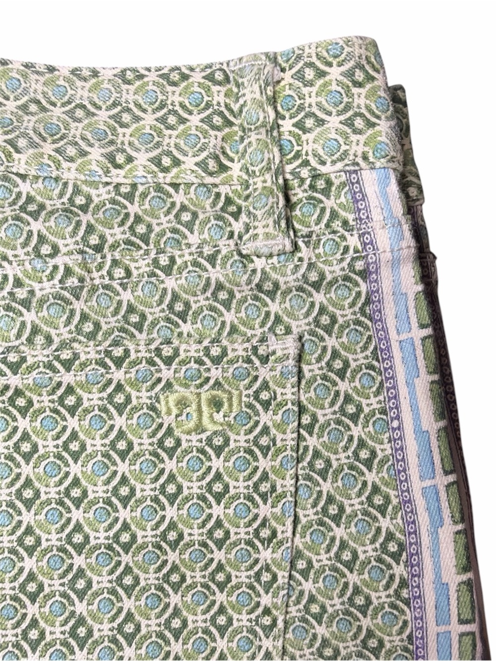 Tory Burch Pattern Denim 29 - Picture 7 of 8